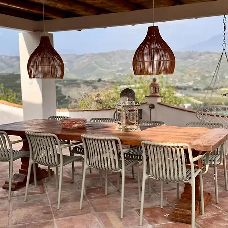 Casa Bambu Boutique Andalusie With Pool And Mountain Views 招待所