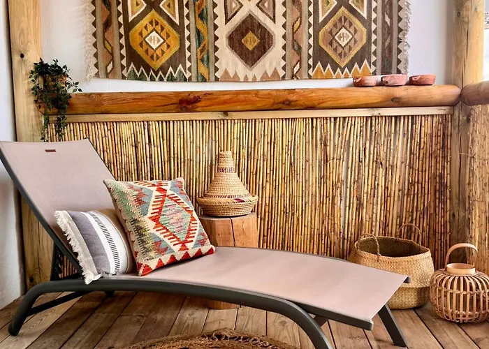 Casa Bambu Boutique Andalusie With Pool And Mountain Views 招待所 贝莱斯