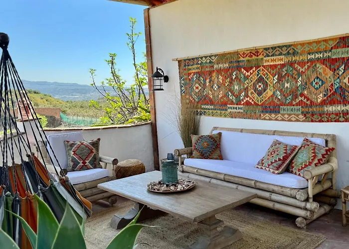 招待所 Casa Bambu Boutique Andalusie With Pool And Mountain Views 贝莱斯